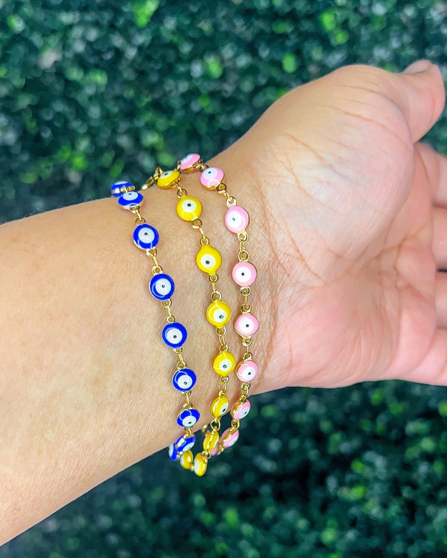 Honey Evil Eye Bracelet