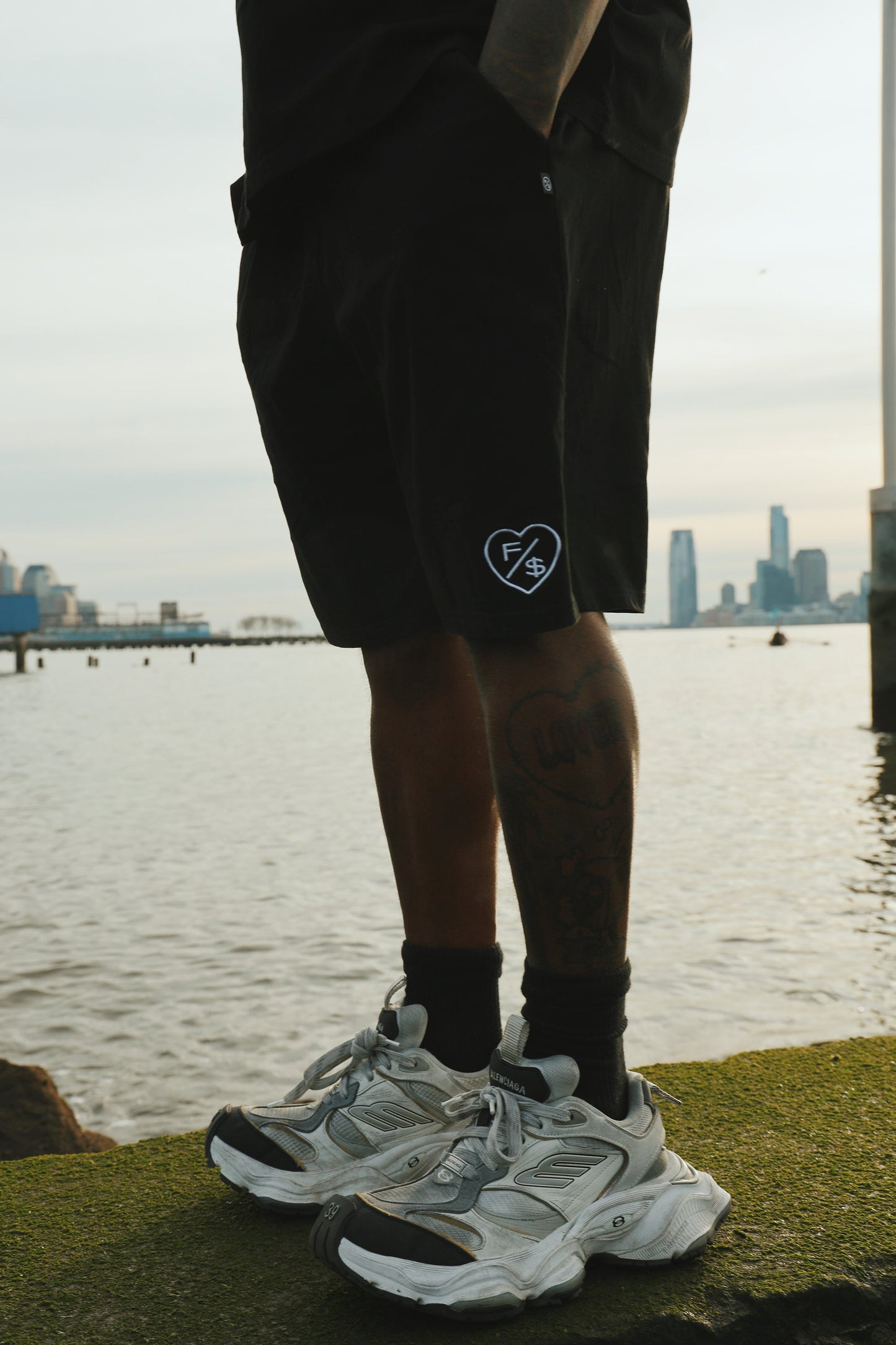 Love Who Loves You|Black Shorts