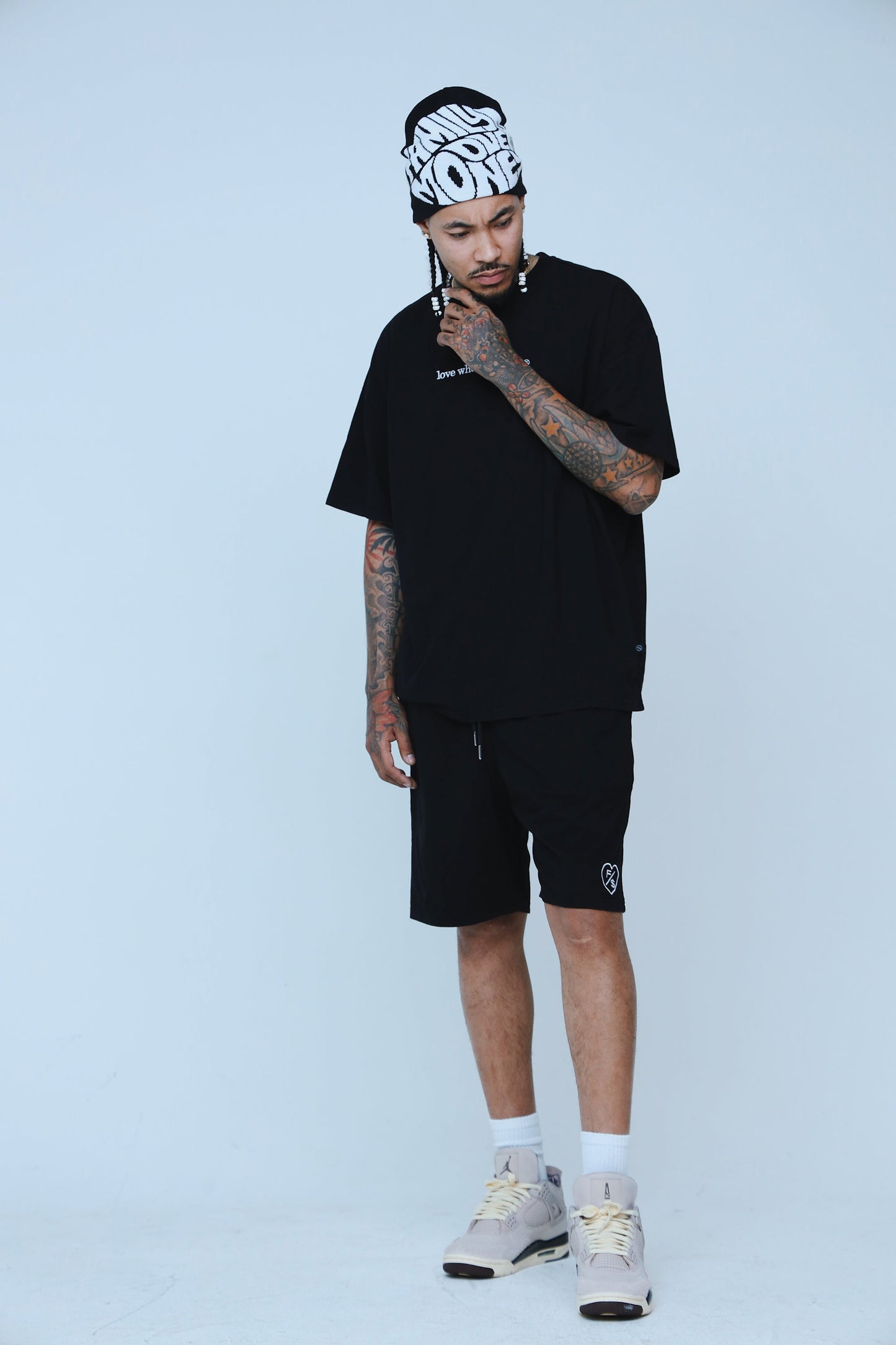 Love Who Loves You|Black Shorts