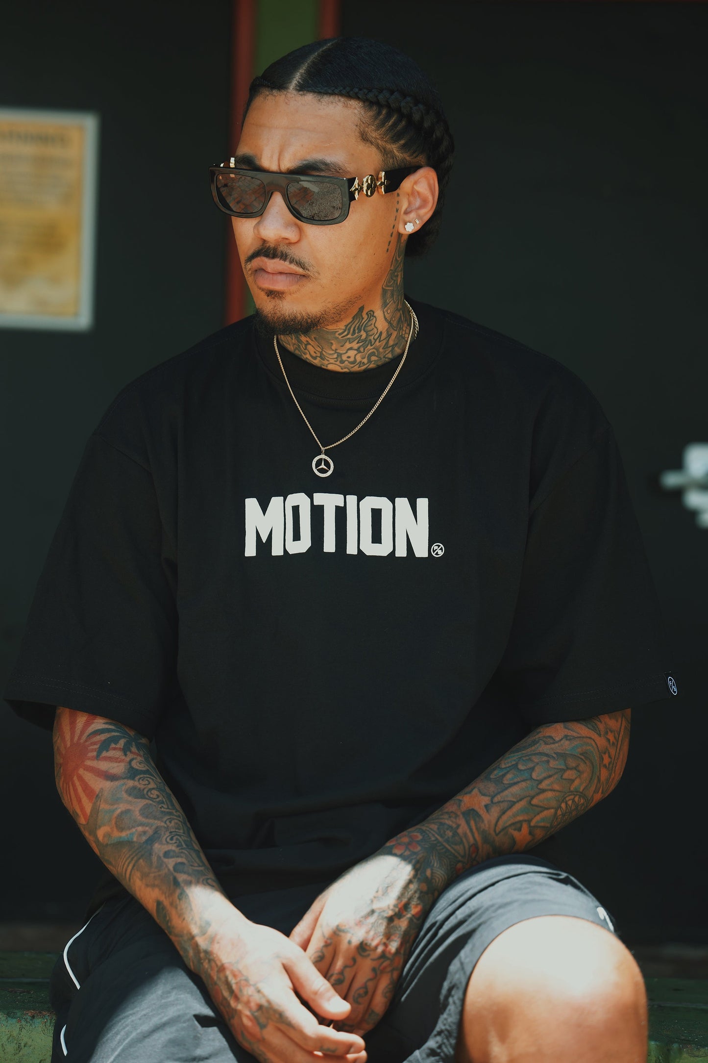 Motion (Black) Tee