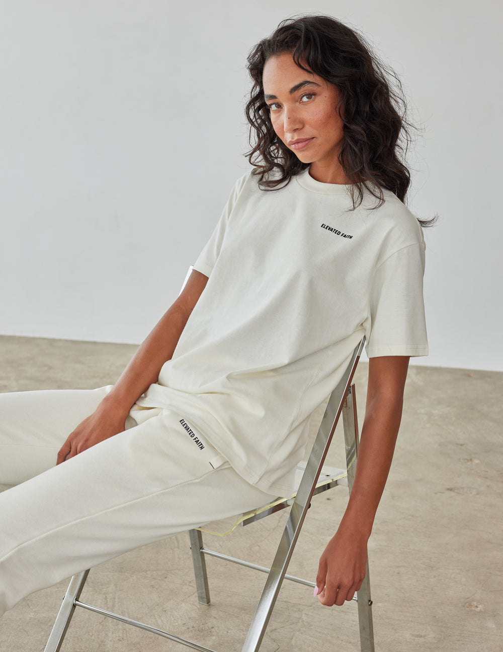 Basics|White Sand Unisex Tee