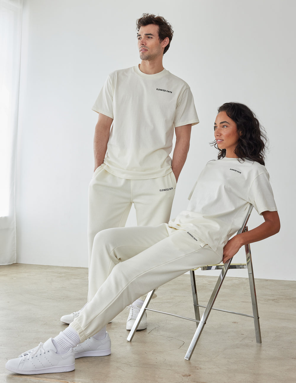 Basics|White Sand Unisex Tee
