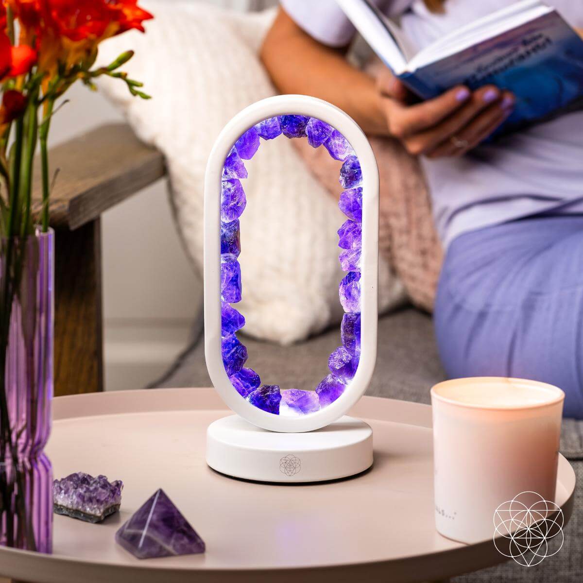 Portal to Peace | Amethyst Lamp of Stress Relief