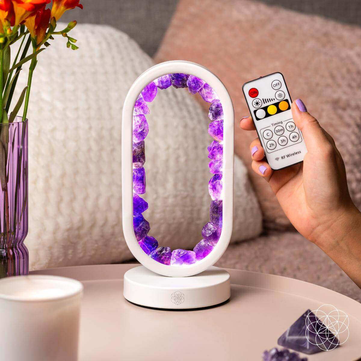 Portal to Peace | Amethyst Lamp of Stress Relief