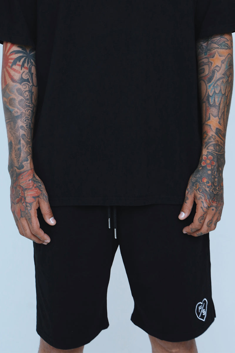 Love Who Loves You|Black Shorts