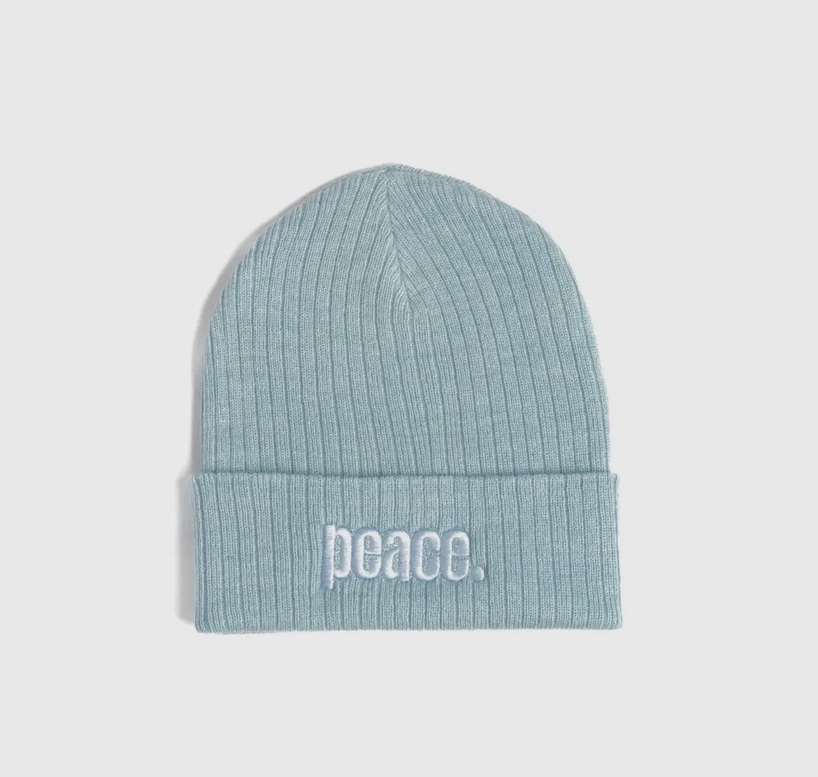 Statement Peace Embroidered Beanie