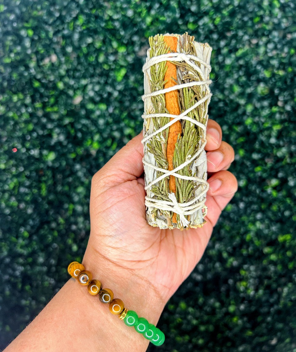 Rosemary + Cinnamon White Sage Bundle