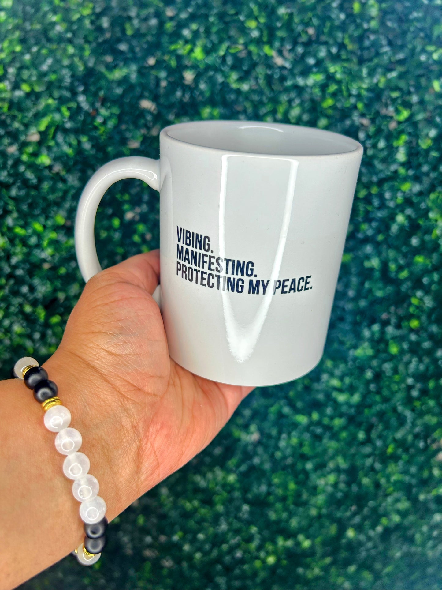 Vibing & Manifesting Mug