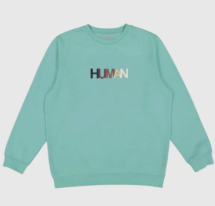 Human Embroidered Crewneck