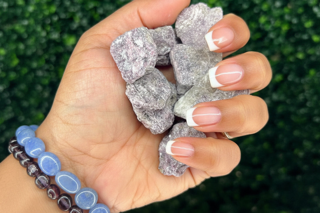 Lepidolite|Raw
