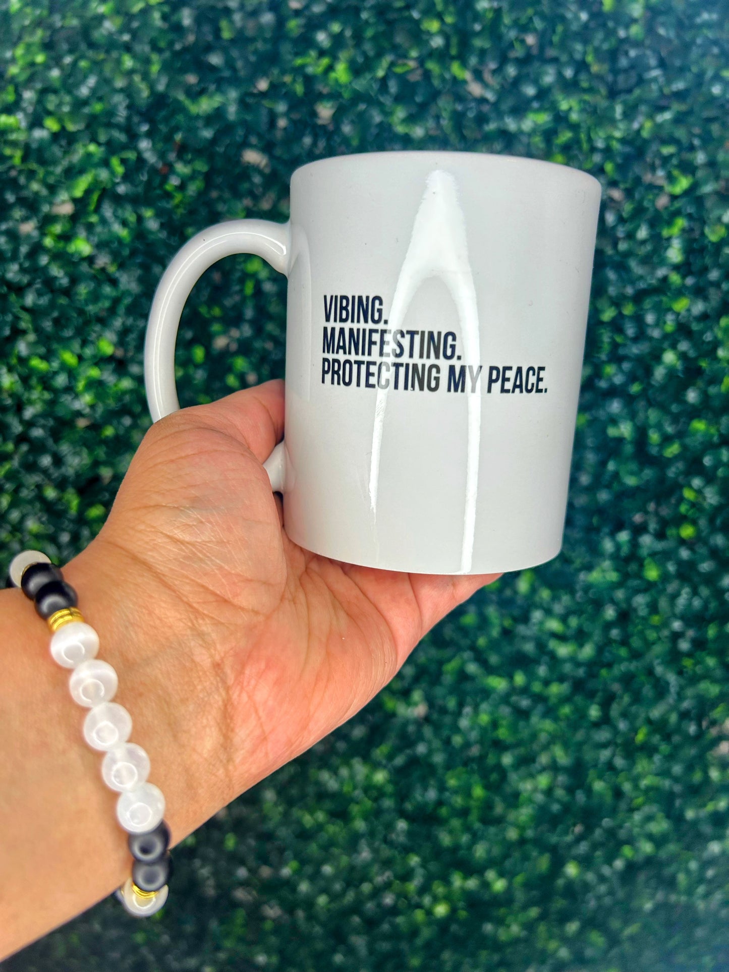 Vibing & Manifesting Mug
