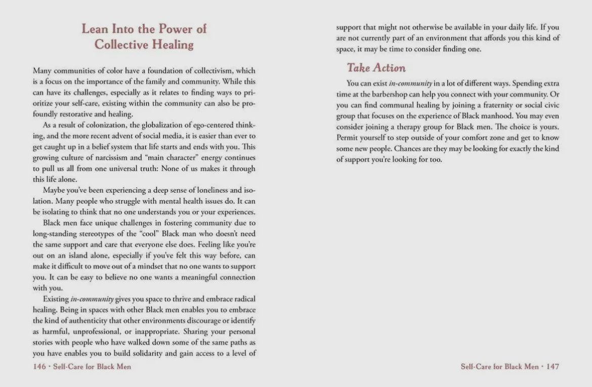 Self-Care For Black Men By Jor-El Caraballo