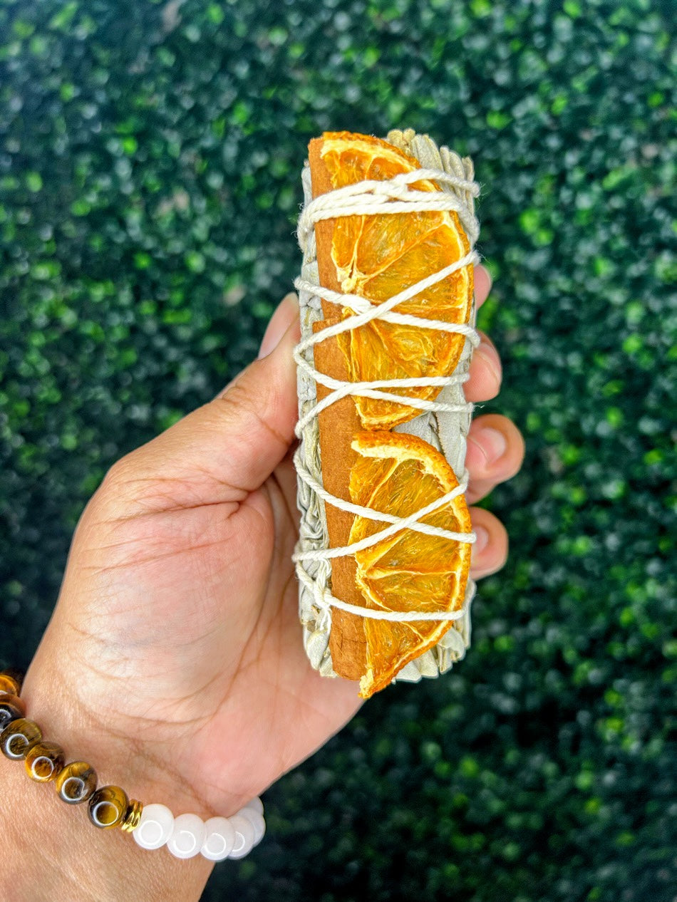 Orange Slices + Cinnamon White Sage Bundle