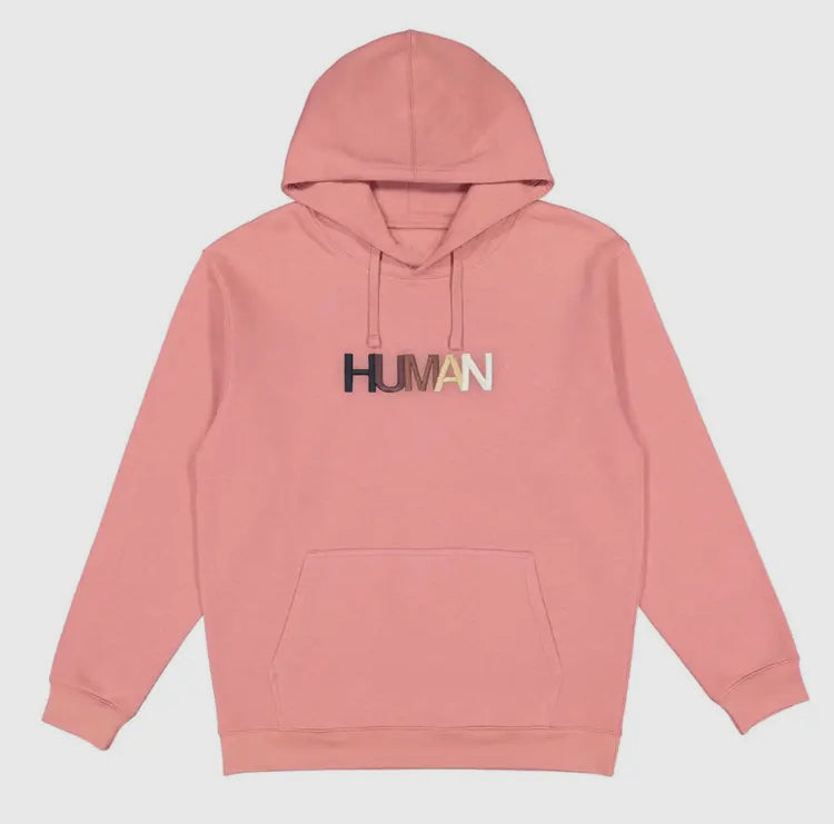 Human Embroidered Hoodie