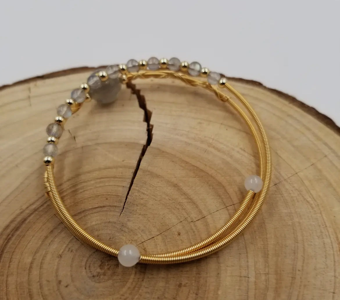 Natural Labradorite Bracelet