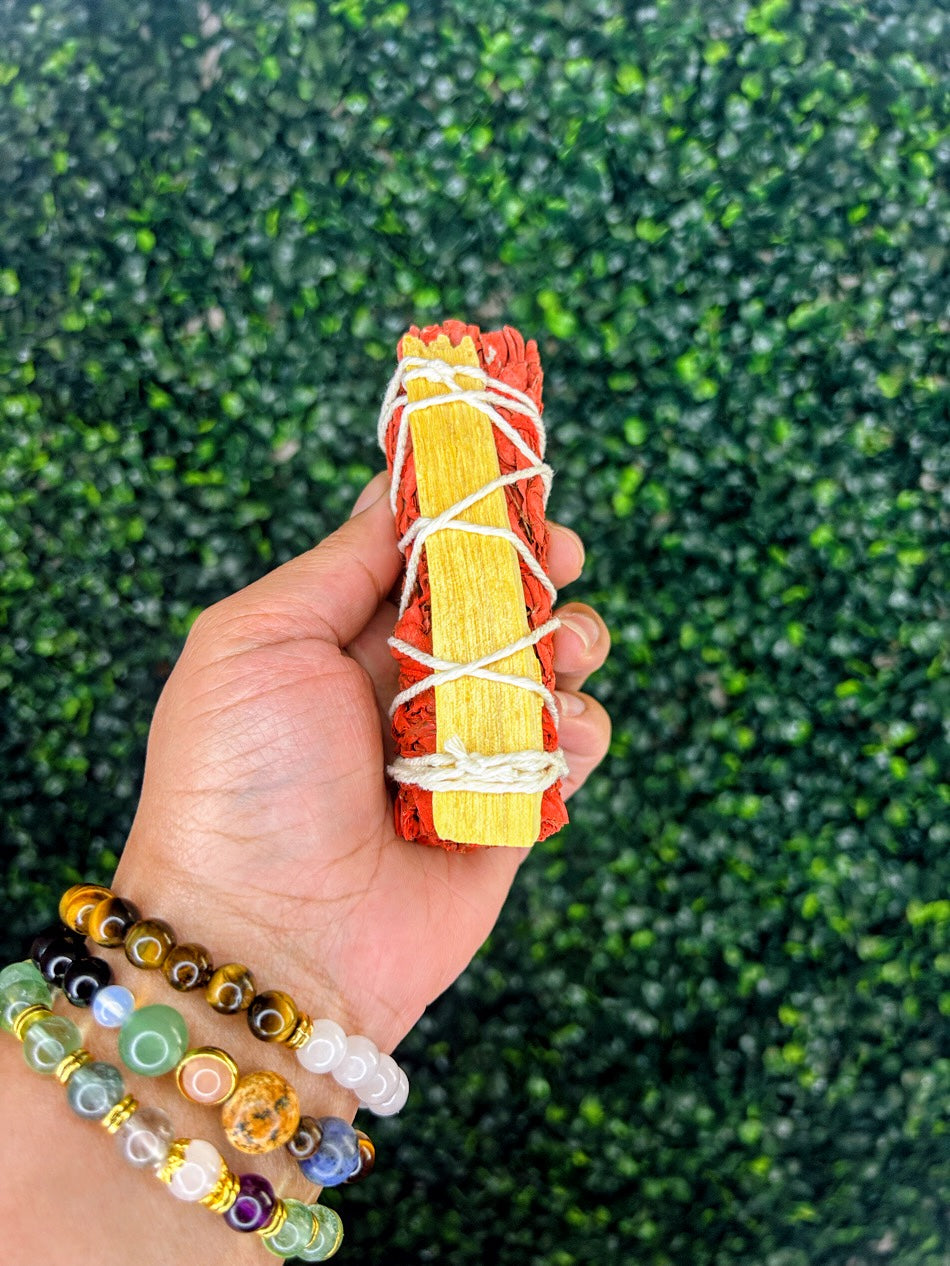 Dragon’s Blood + Palo Santo + White Sage
