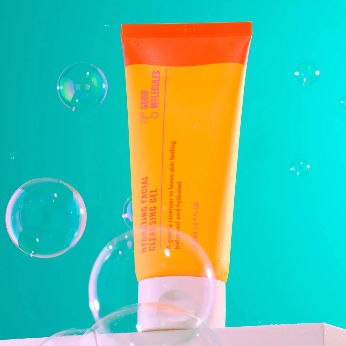 Good Molecules Hydrating Facial Cleansing Gel|Face Wash with Rosewater and Pineapple - Skincare for Face