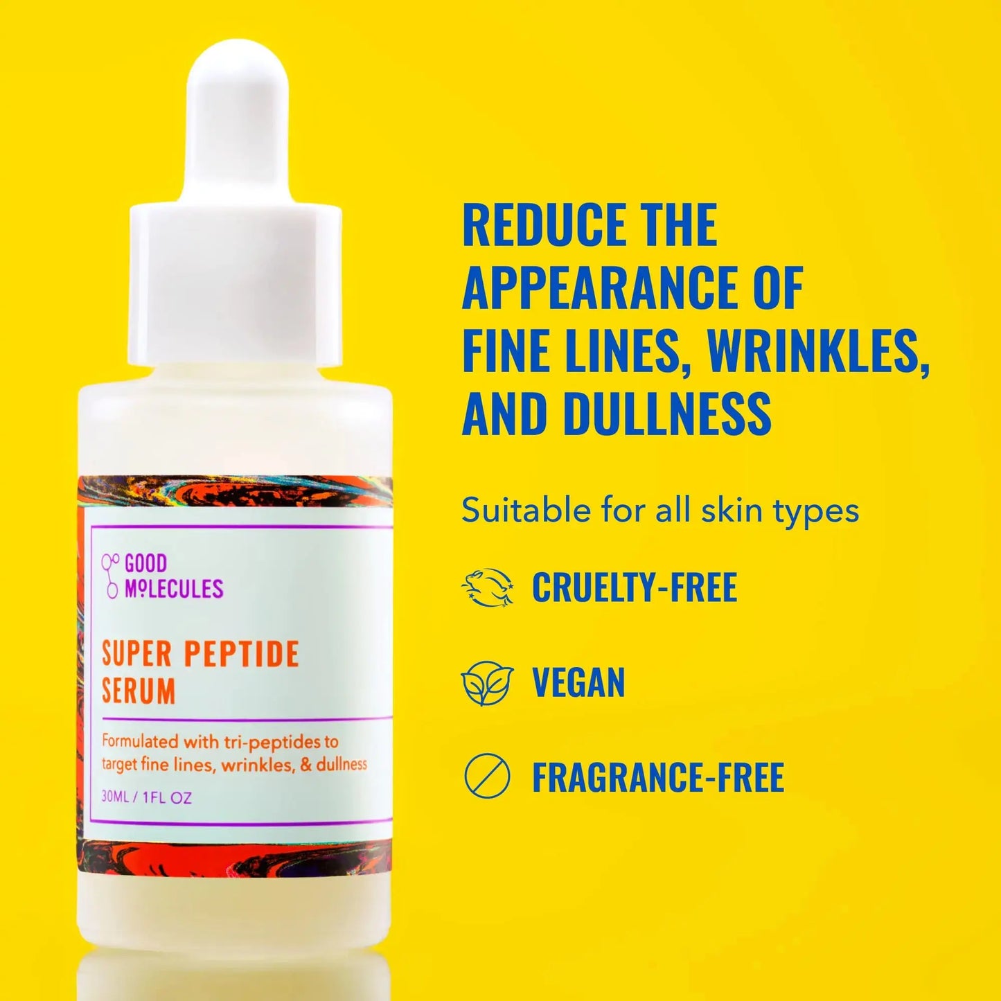 Good Molecules Super Peptide Serum|Anti-Aging Facial Serum
