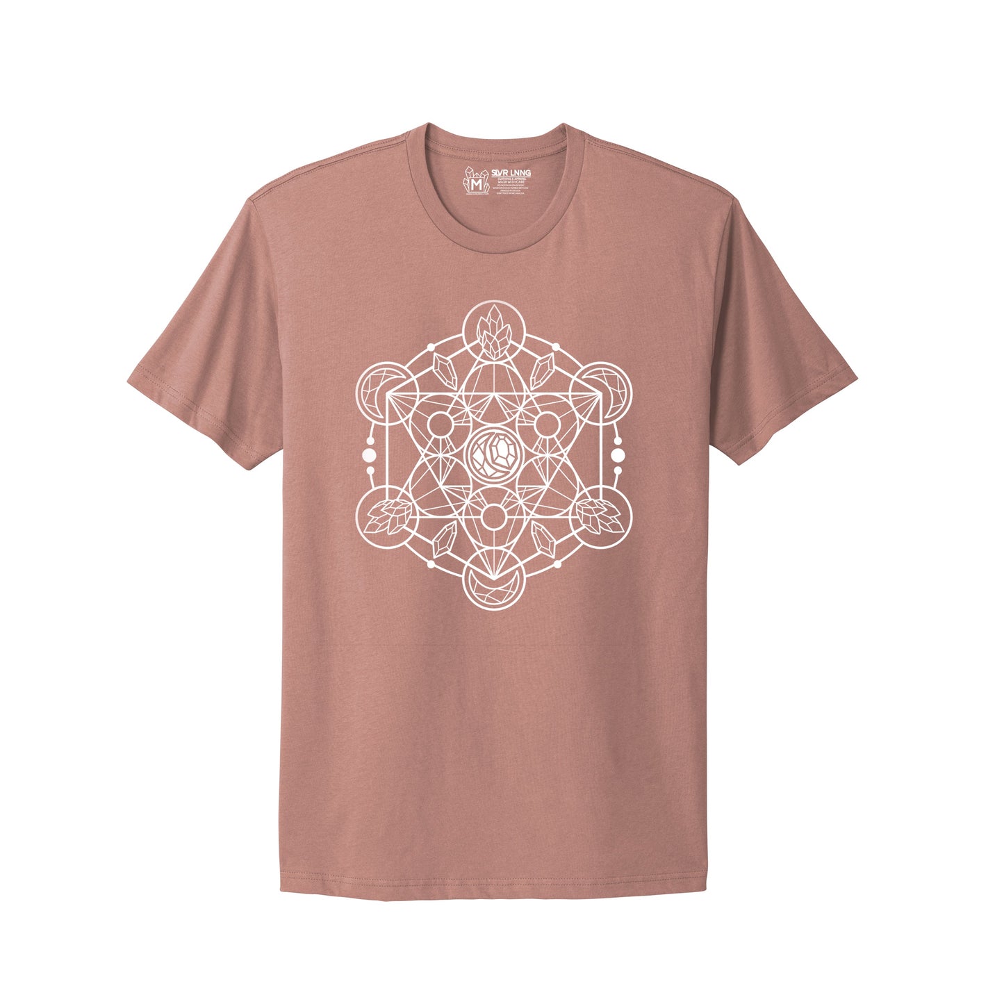 Metatron's Cube|Unisex T-Shirt - Infused with Clear Quartz
