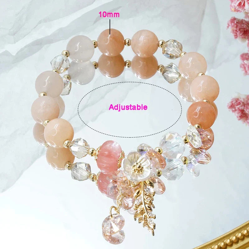 Orange Jade Eternal Beauty Bracelet