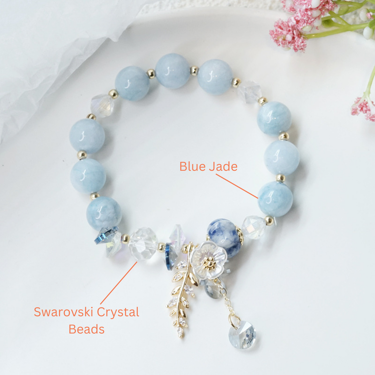 Blue Jade Bracelet