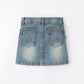 Denim Bow Girls Skirt