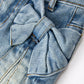 Denim Bow Girls Skirt