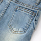 Denim Bow Girls Skirt