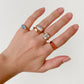 Flower Rectangular Ring