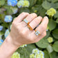 Flower Rectangular Ring