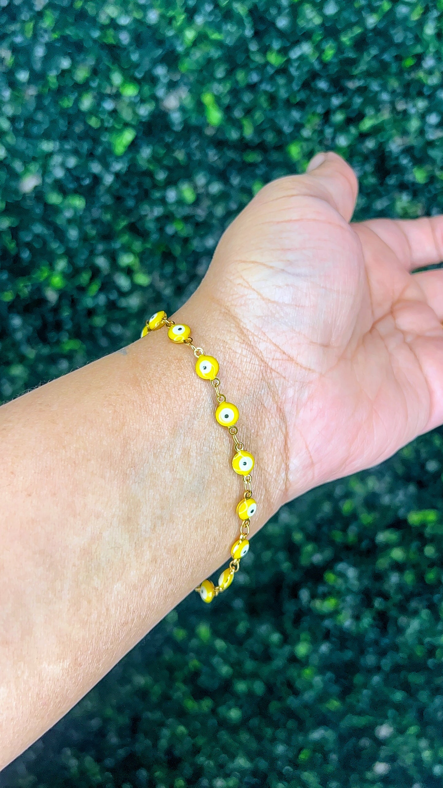 Honey Evil Eye Bracelet
