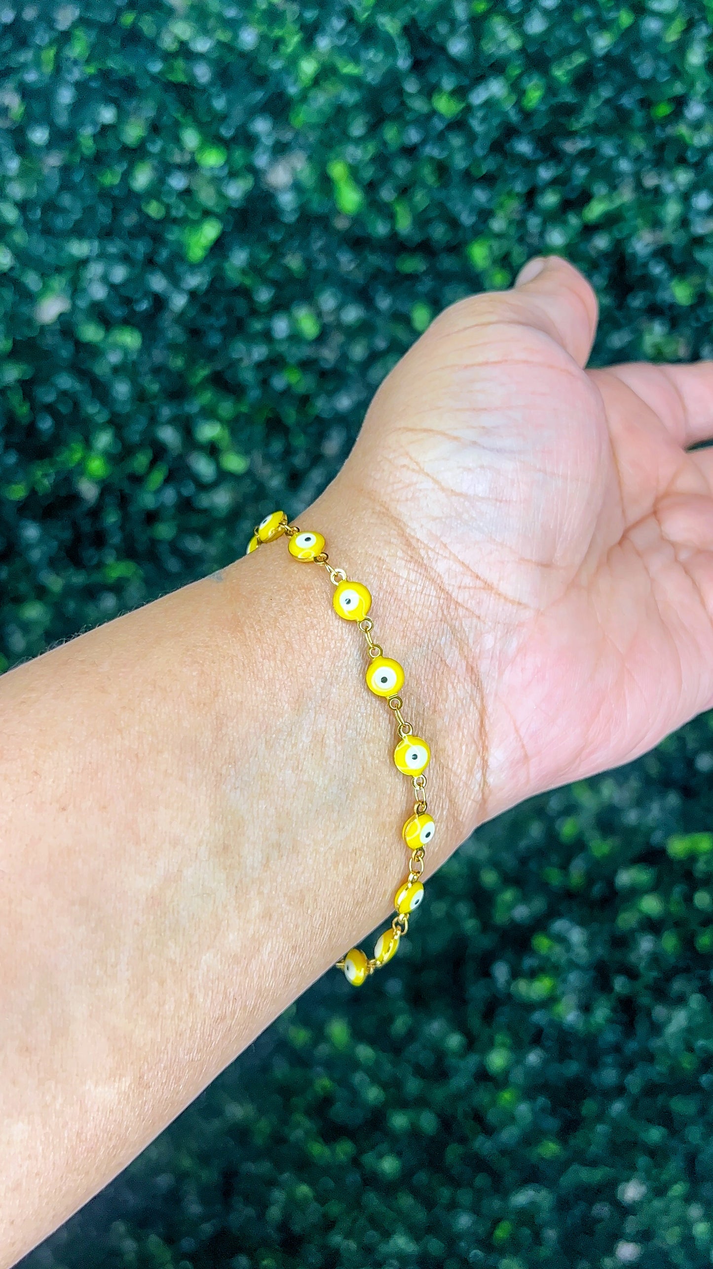 Honey Evil Eye Bracelet