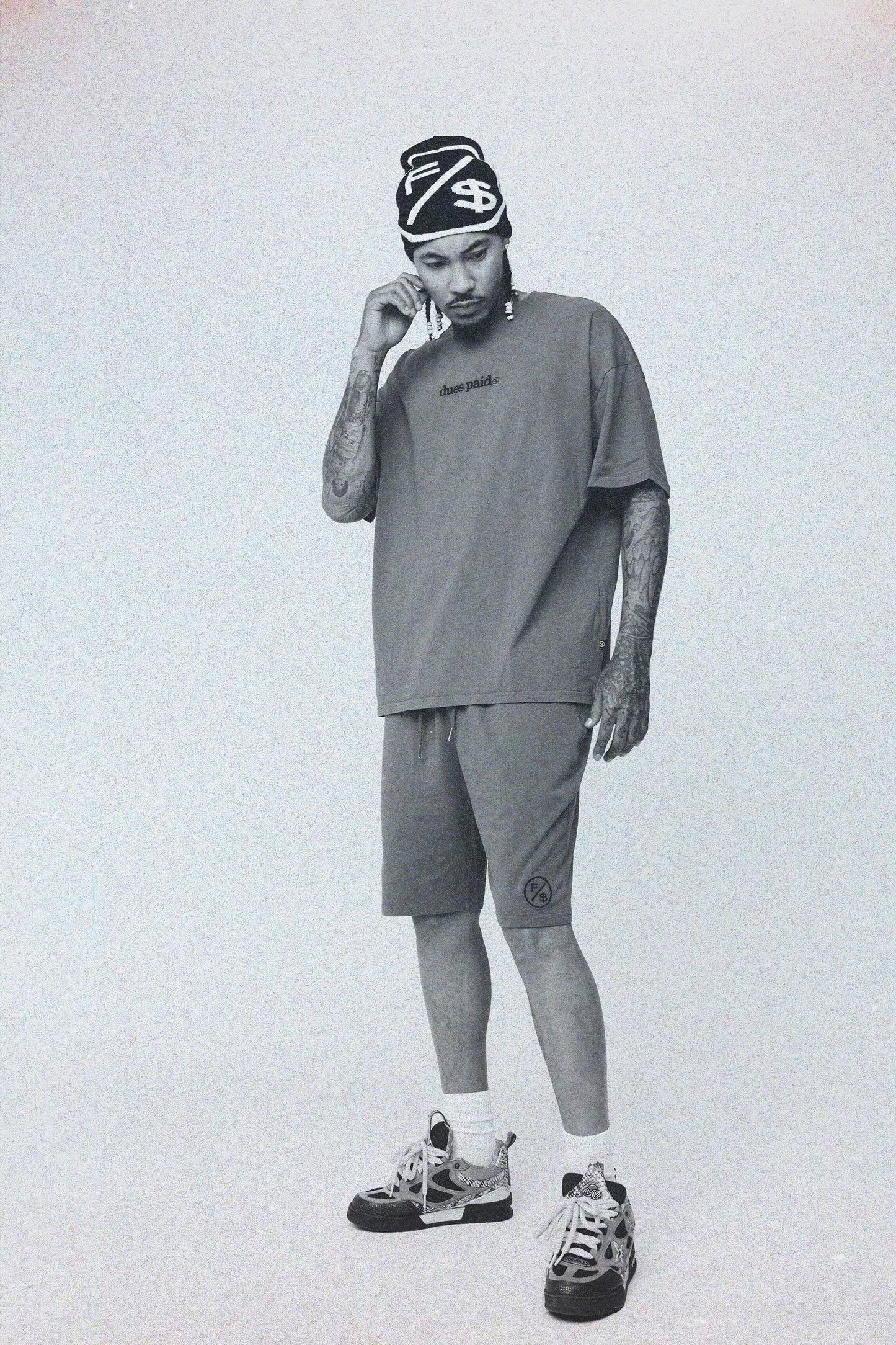 Dues Paid|Military Green Oversize Shirt