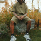 Dues Paid|Military Green Shorts