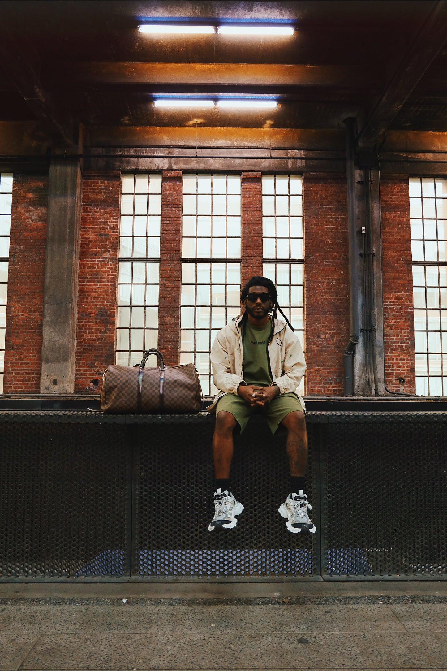Dues Paid|Military Green Shorts