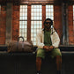 Dues Paid|Military Green Oversize Shirt