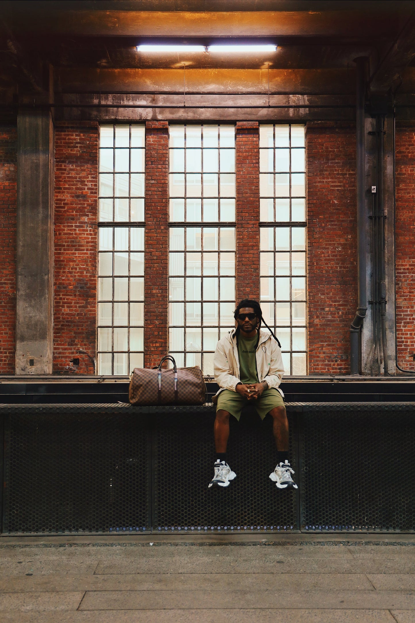 Dues Paid|Military Green Oversize Shirt