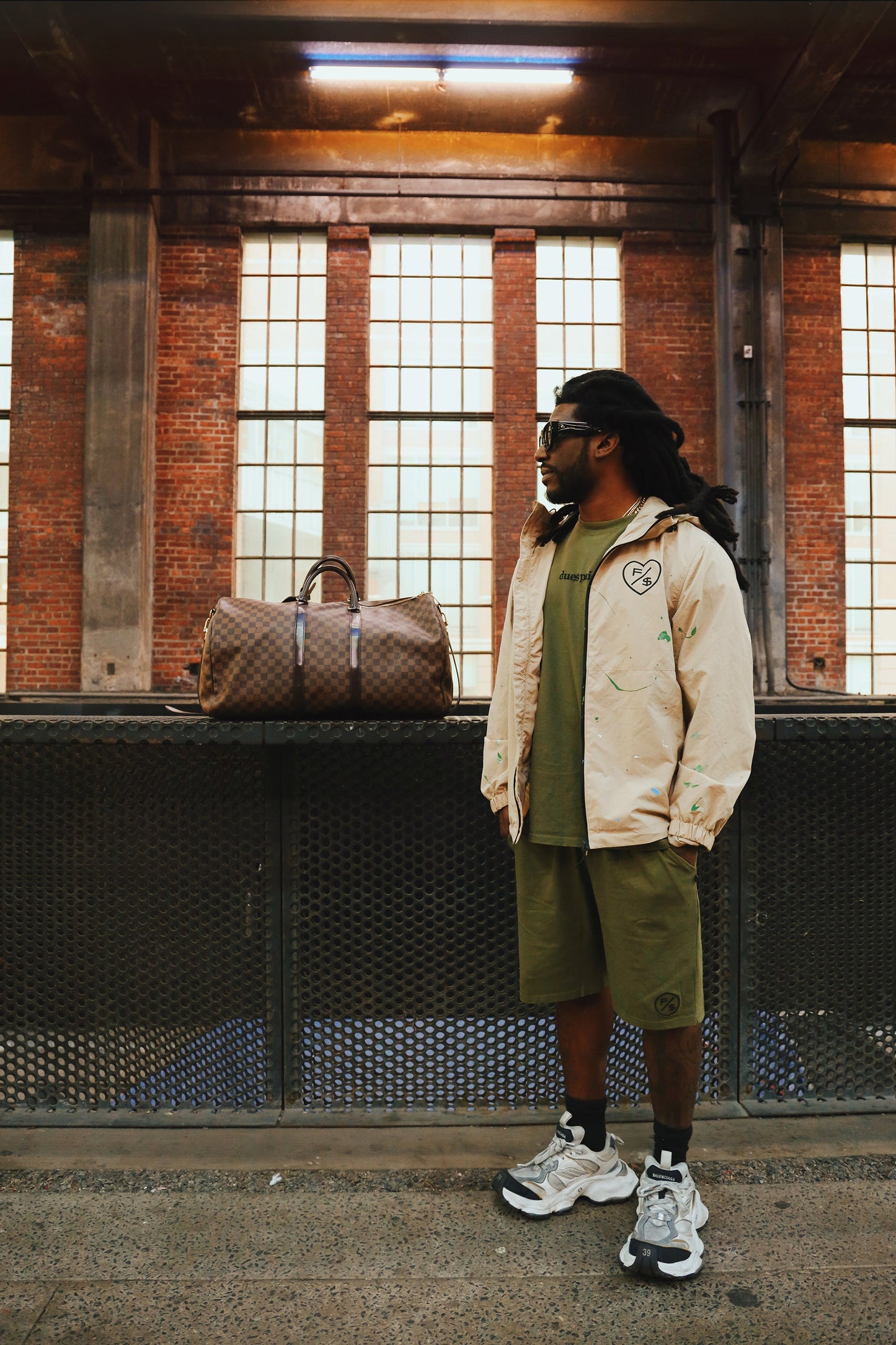 Dues Paid|Military Green Shorts