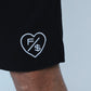 Love Who Loves You|Black Shorts