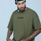 Dues Paid|Military Green Oversize Shirt