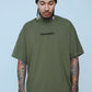 Dues Paid|Military Green Oversize Shirt