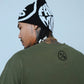 Dues Paid|Military Green Oversize Shirt