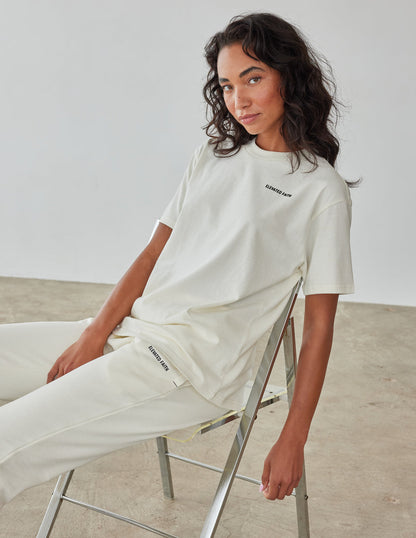 Basics|White Sand Unisex Tee