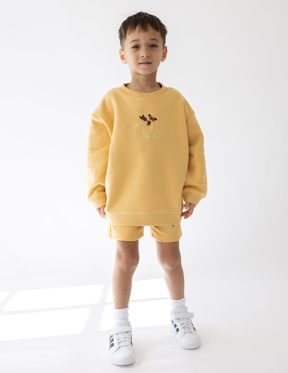 Better Days|Butterfly Kids Crewneck