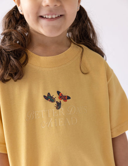 Better Days|Butterfly Kids Tee