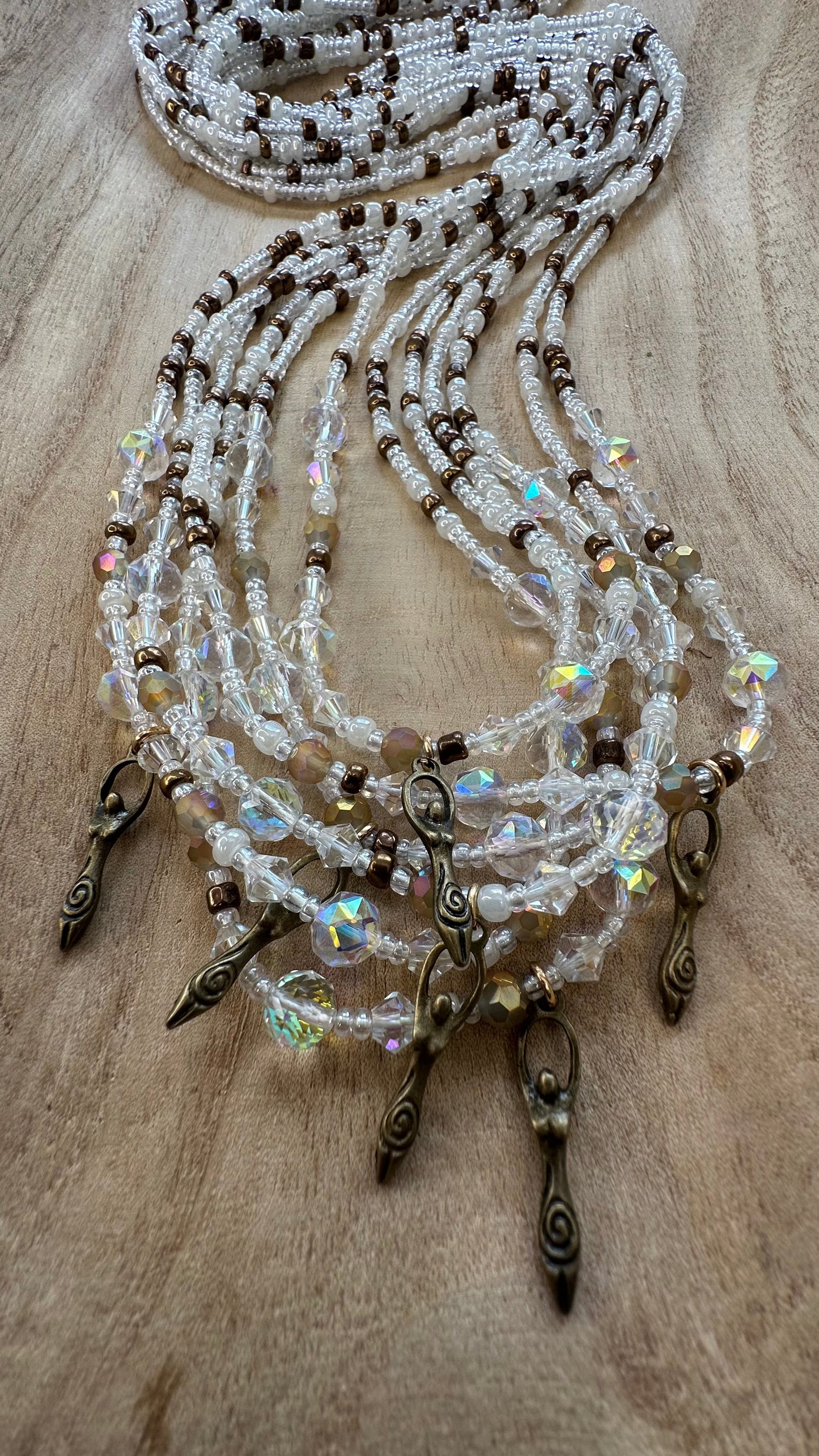 Goddess Beads|Cream