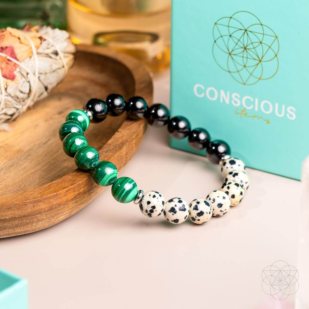 Soul Reset | Dalmatian Jasper Bracelet of Healing