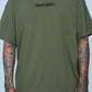 Dues Paid|Military Green Oversize Shirt