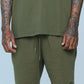Dues Paid|Military Green Shorts
