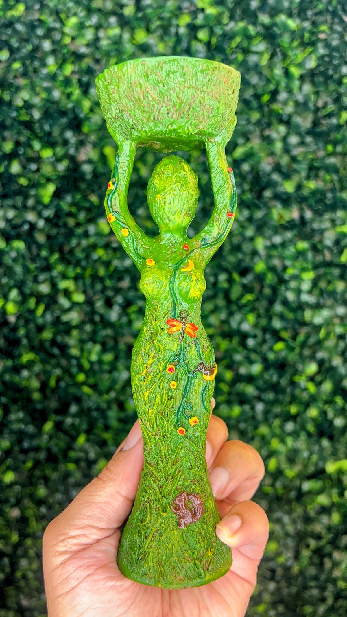 Earth Mother Gaia | Tealight Candle Holder
